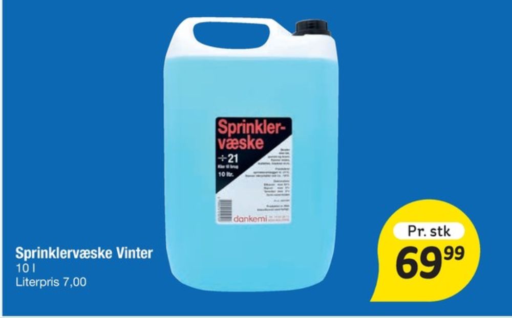 Dankemi A/S, Sprinklervæske