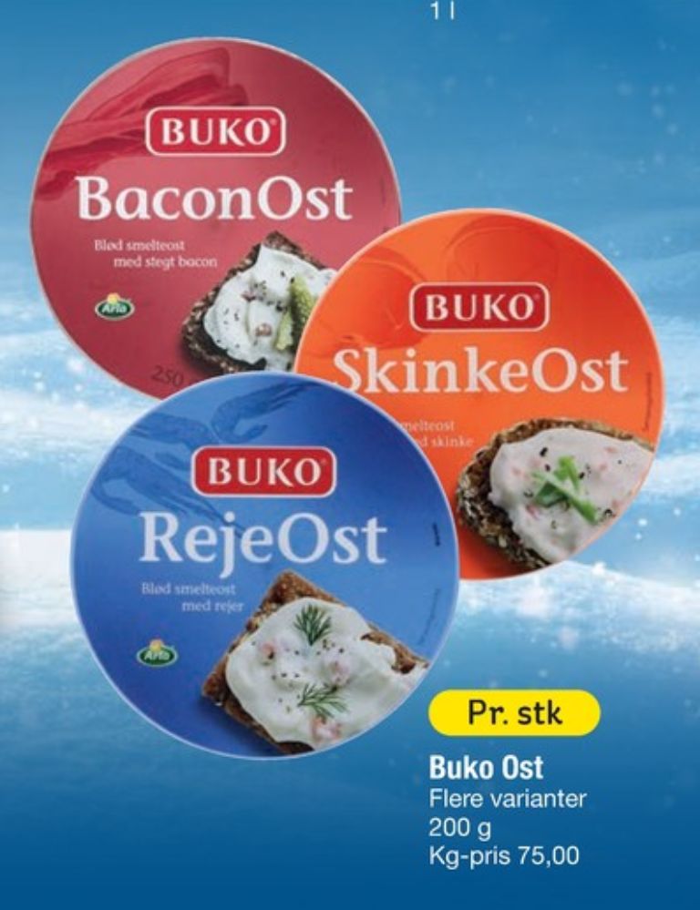 Buko Smelte, Smøreost Baconost