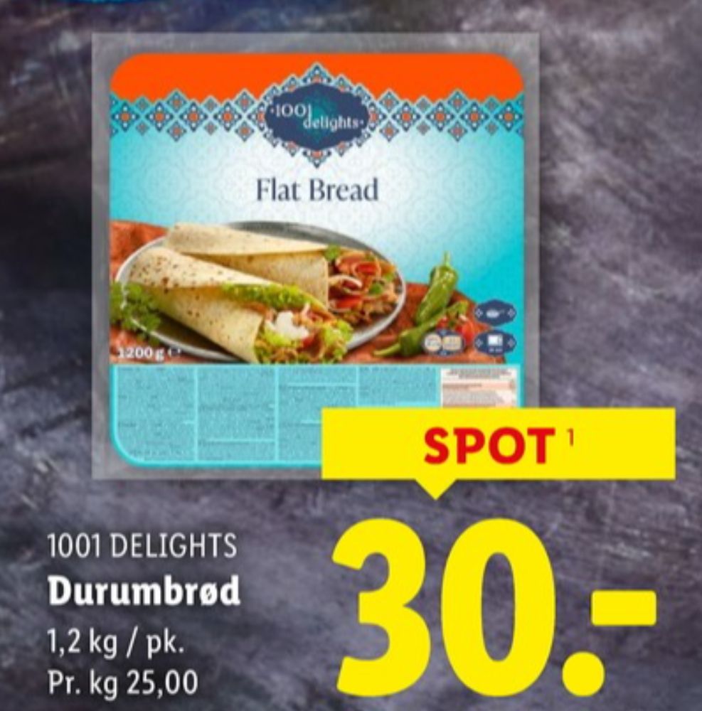 1001 delights, Fladbrød