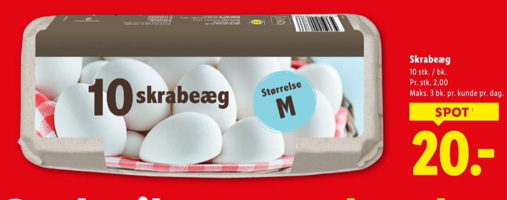 Lidl, Skrabeæg M