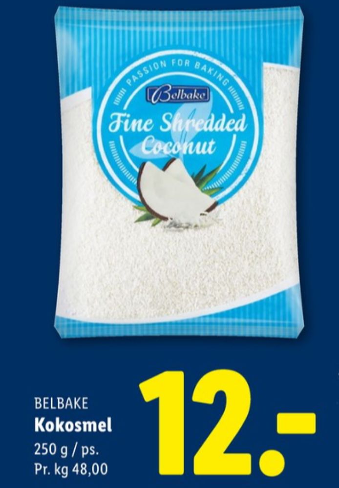 Belbake, Kokosmel