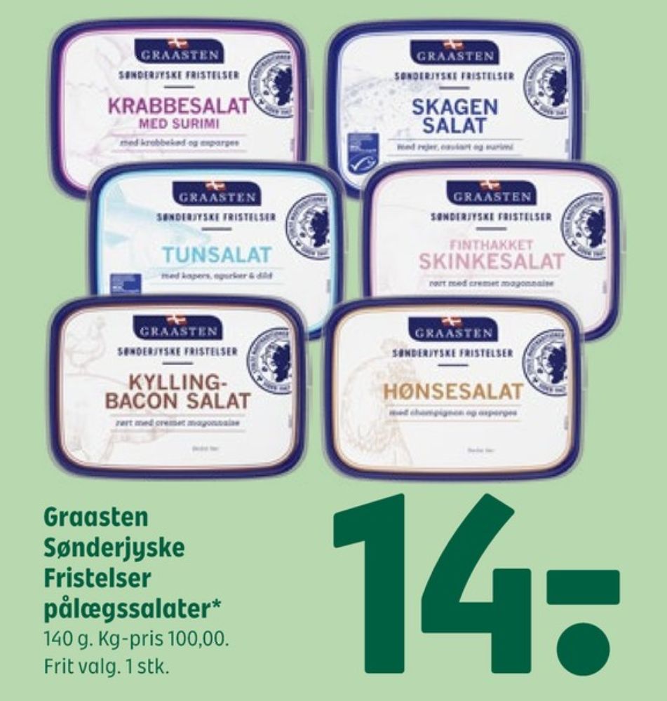 Graasten Sønderjyske Fristelser, Kylling & Baconsalat