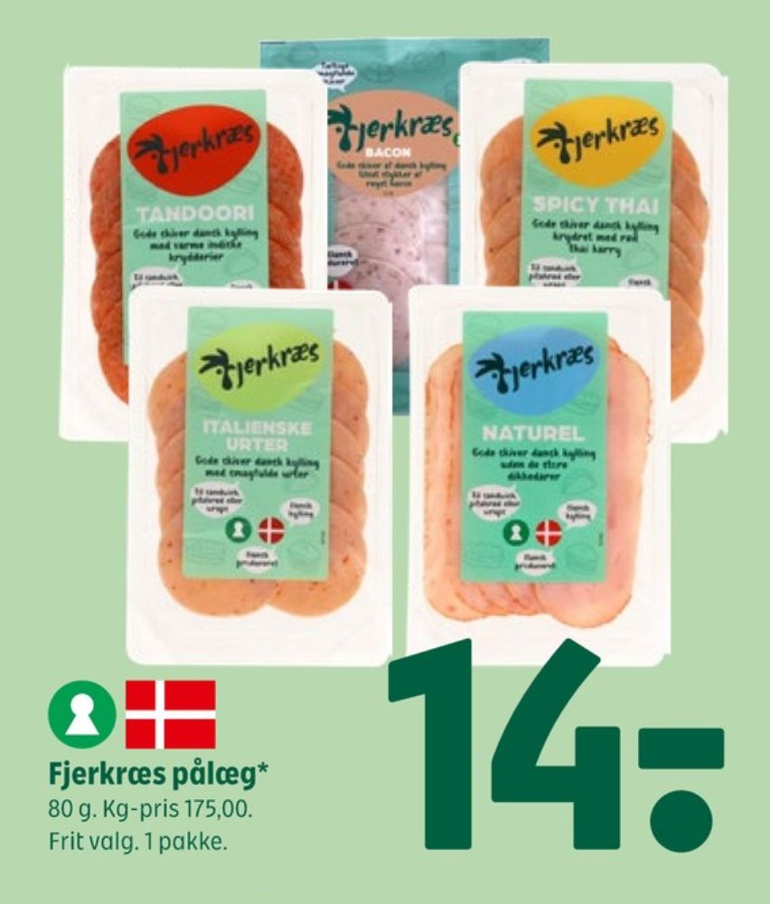 Fjerkræs, Kylling med Bacon