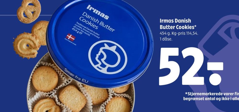Irmas, Danish Butter Cookies