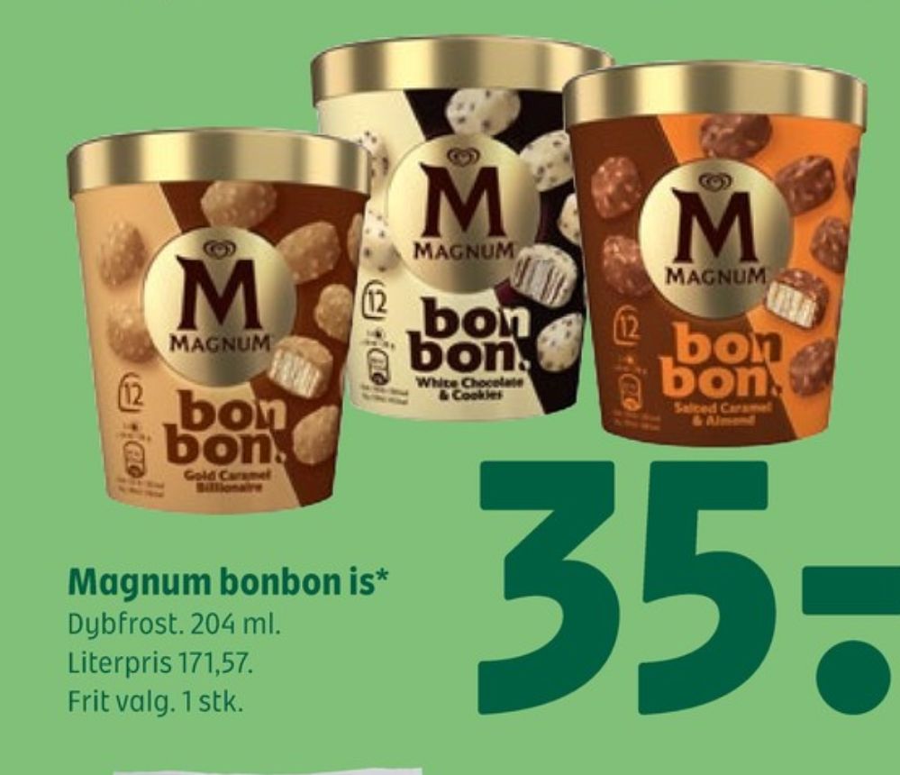 Frisko Magnum, Bon Bon White Chocolate & Cookies Is