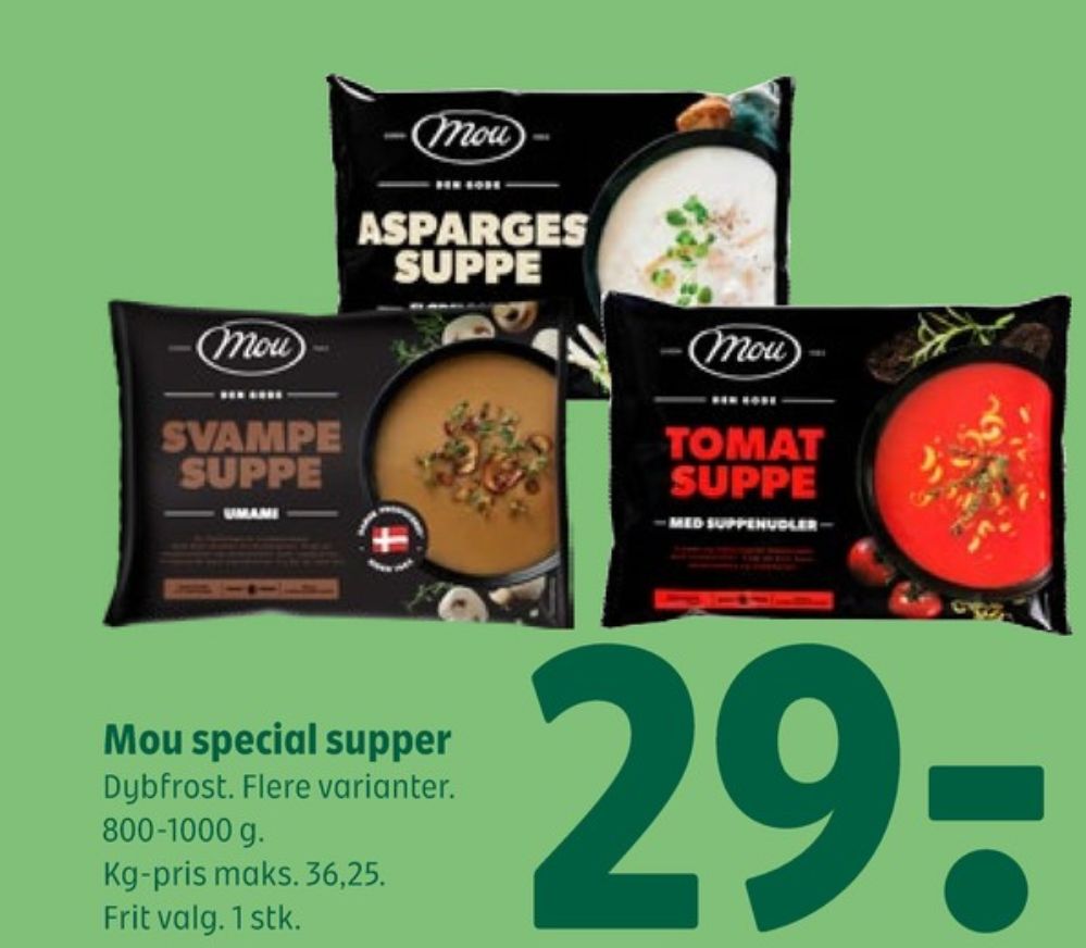 Mou, Aspargessuppe