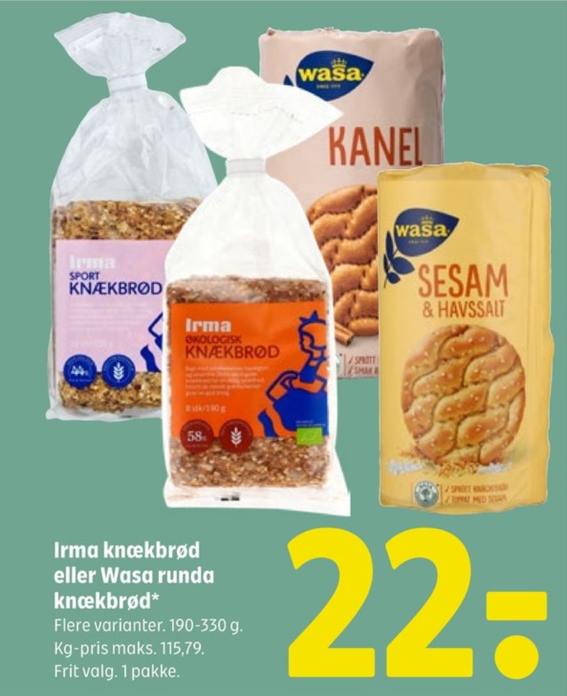 Wasa, Kanel knækbrød