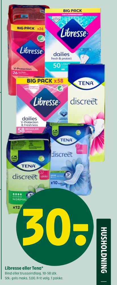 Libresse, Regular Black Trusseindlæg