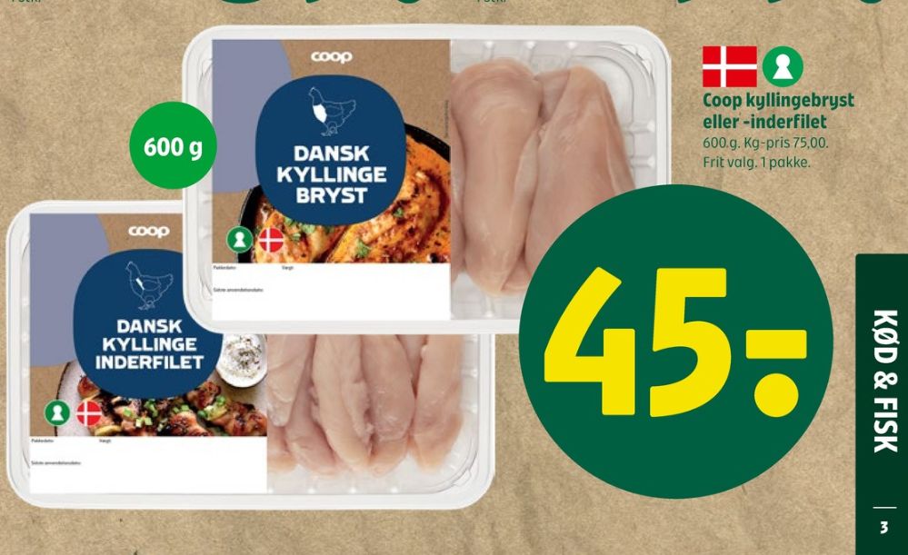 Coop, Kyllingebrystfilet