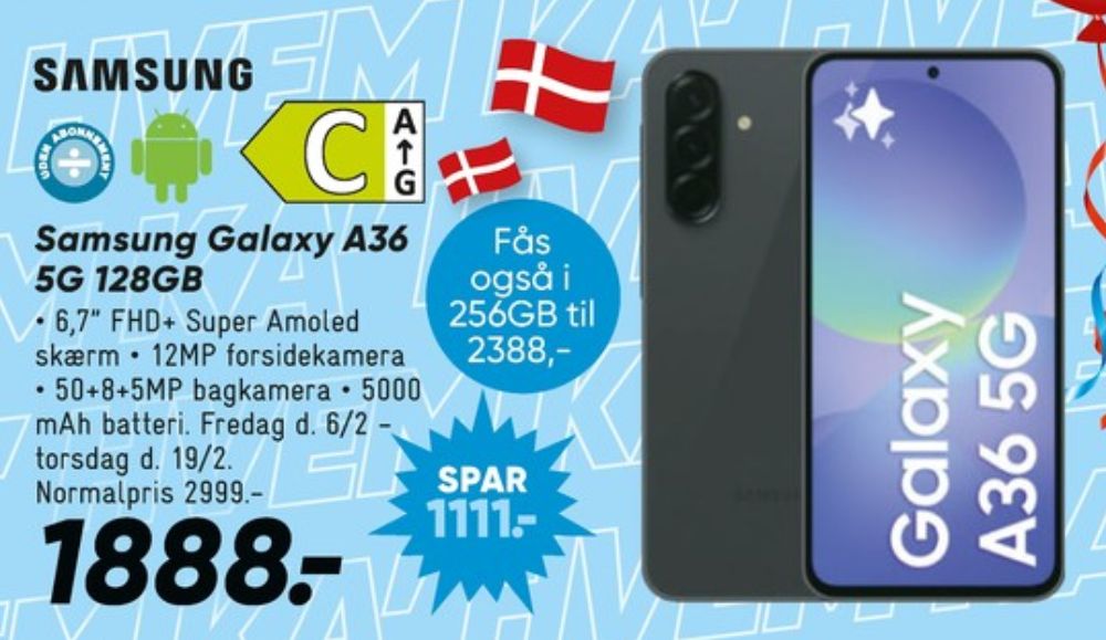 Galaxy Galaxy A36, Mobiltelefon