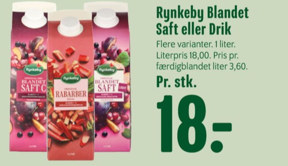 Rynkeby, Rababerdrik