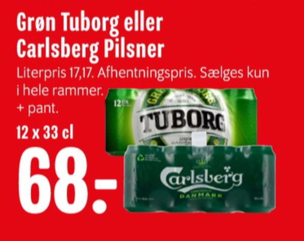 Tuborg Grøn, Øl 12 pk.