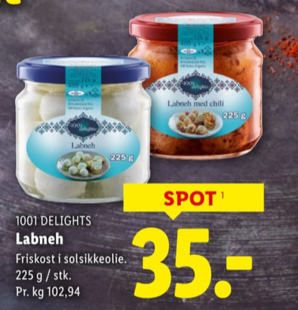 1001 delights, Salatost