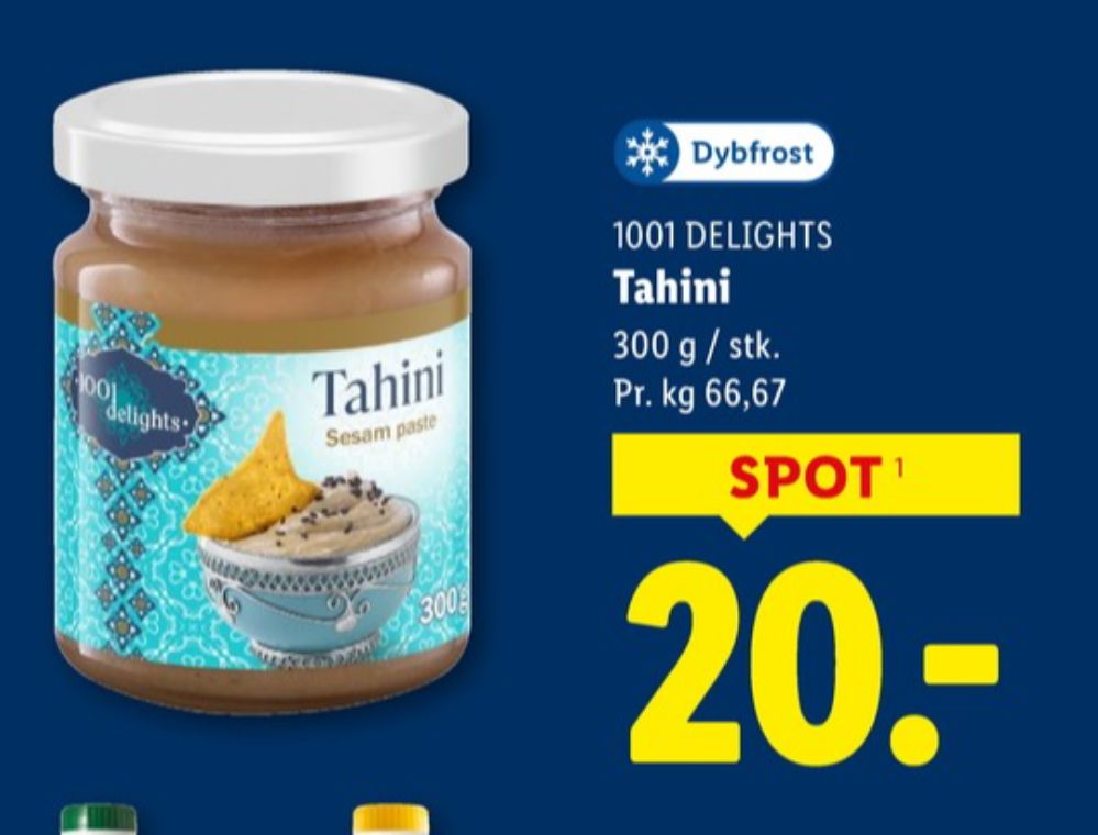 1001 delights, Tahin