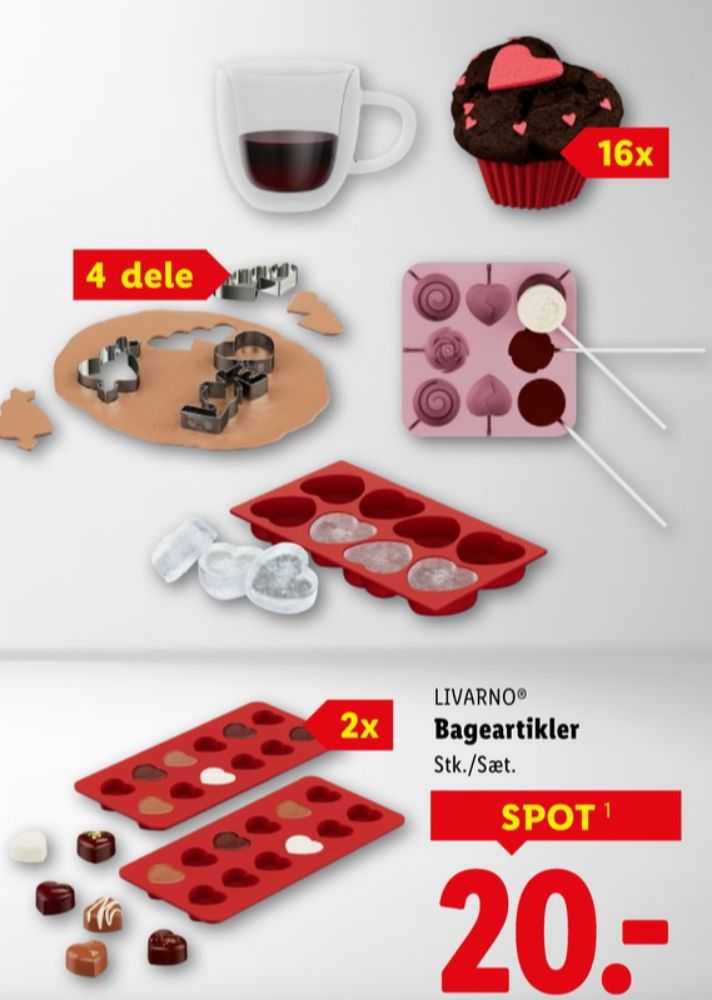 Livarno, Muffinforme