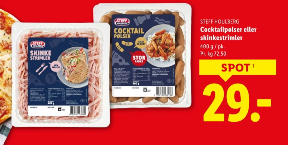 Steff Houlberg, Cocktailpølser