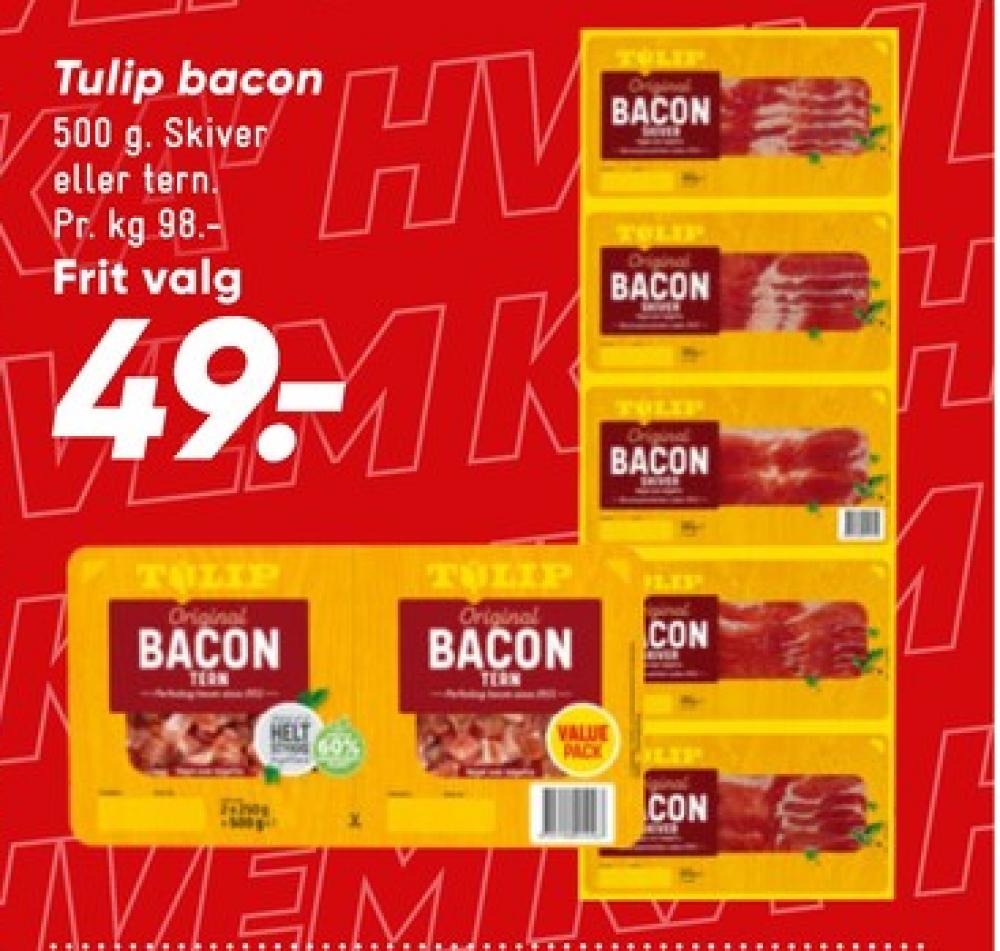 Tulip, Bacontern