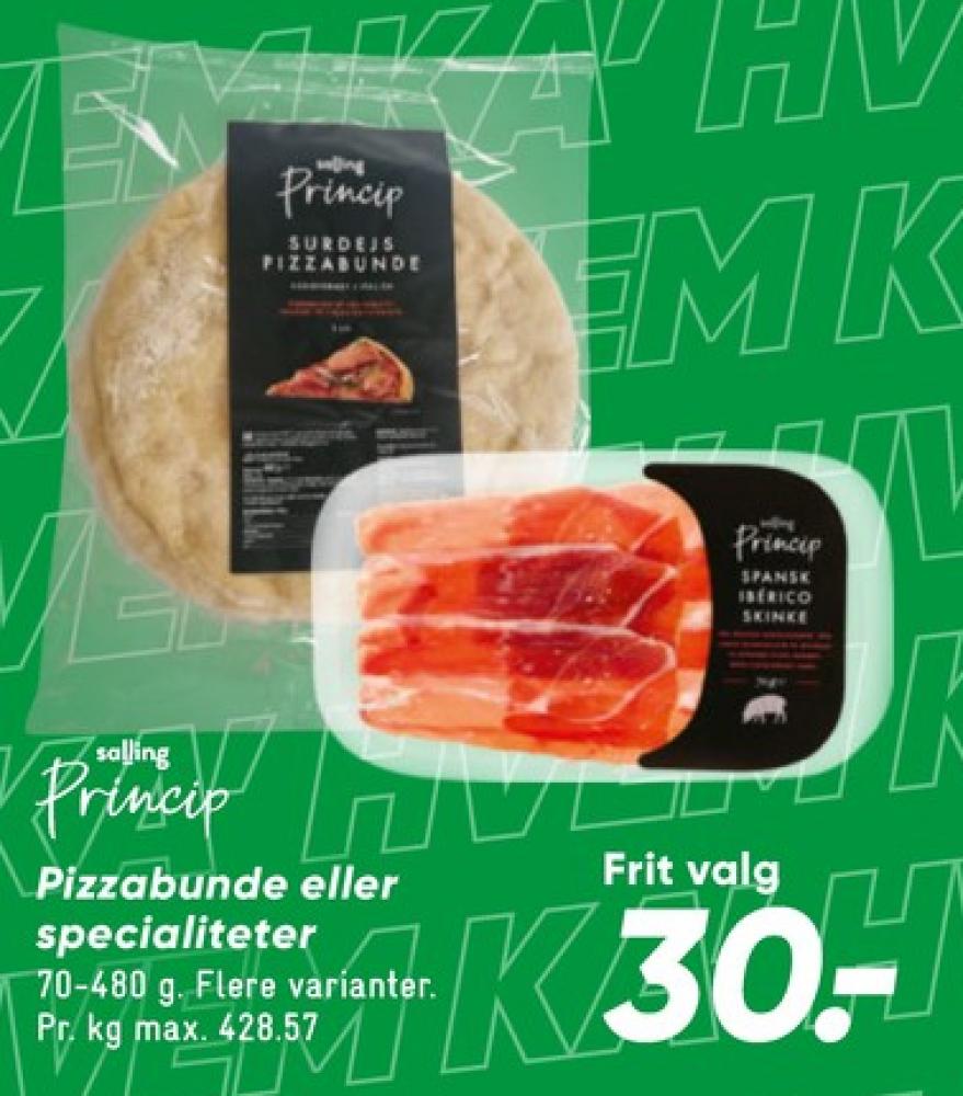 Salling Princip, Surdejspizzabund