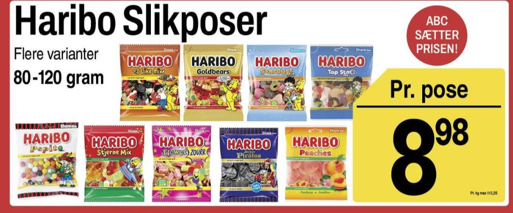 Haribo Stardust Mix, Slikposer