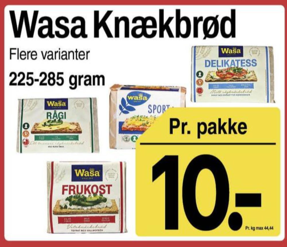 Wasa, Delikatesse Sesam knækbrød