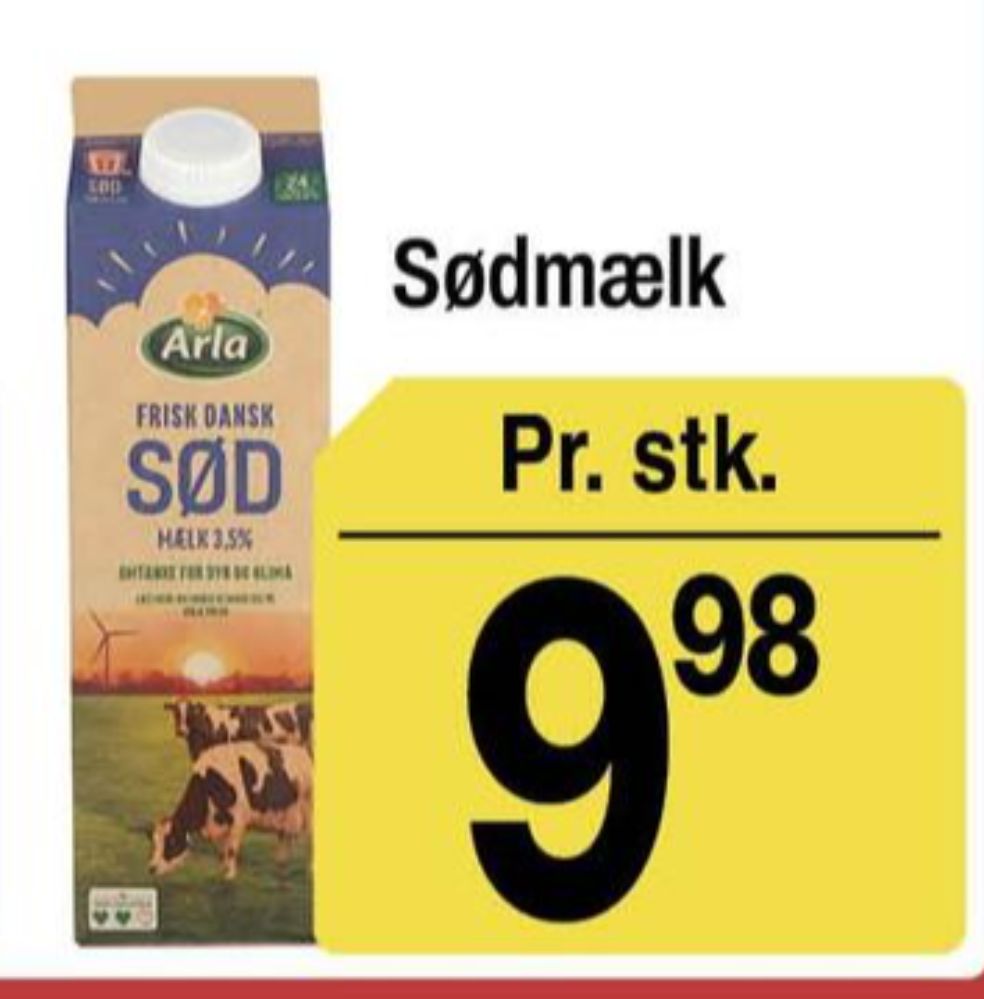Arla, Sødmælk