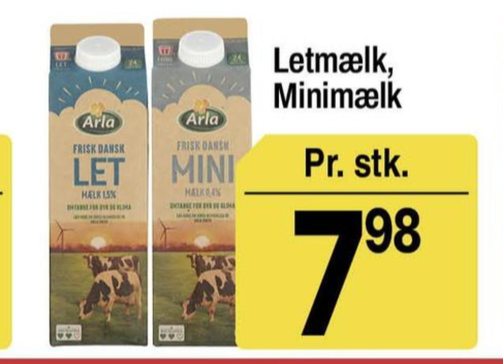 Arla, Letmælk