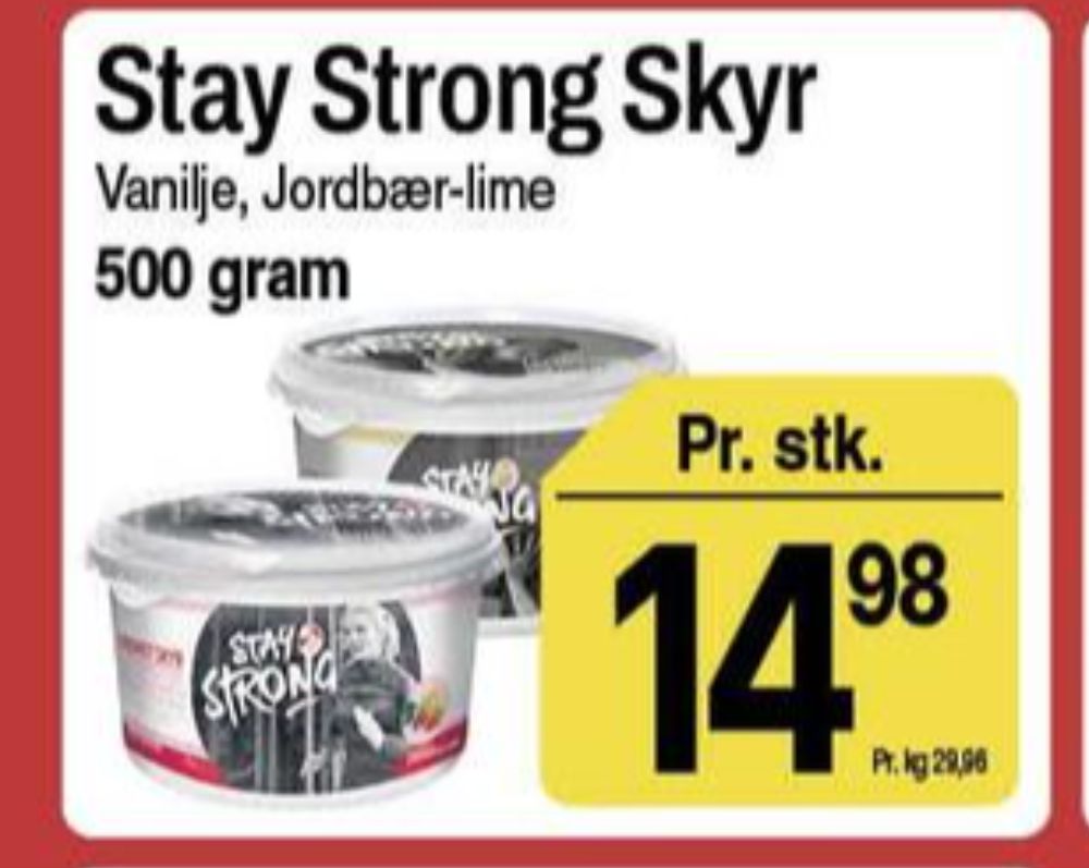 Stay Strong, Thaiti Vanilje Skyr 