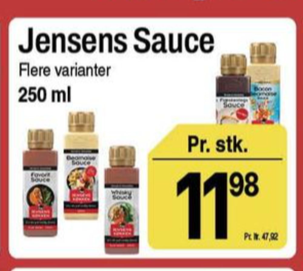 Jensens Køkken, Bacon Bearnaisesauce