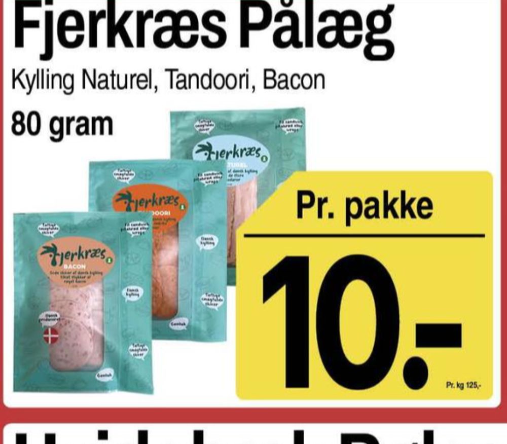 Fjerkræs, Kylling med Bacon