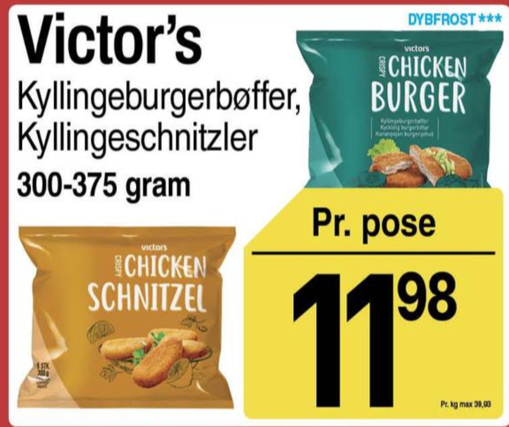 Victors, Kyllingeburger
