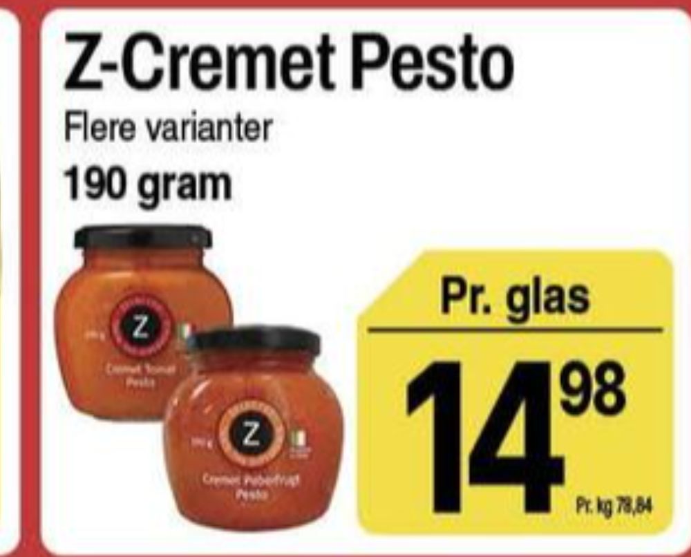 Zelected, Cremet Peberfrugt pesto