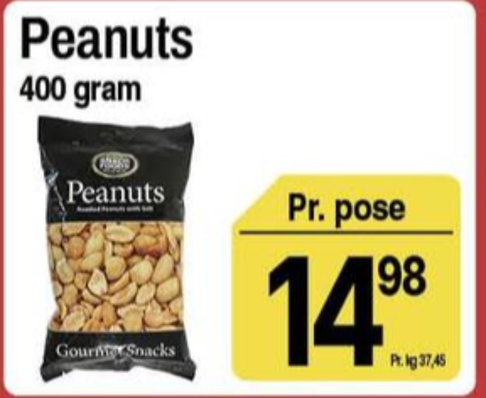 Snack Foods, Peanuts