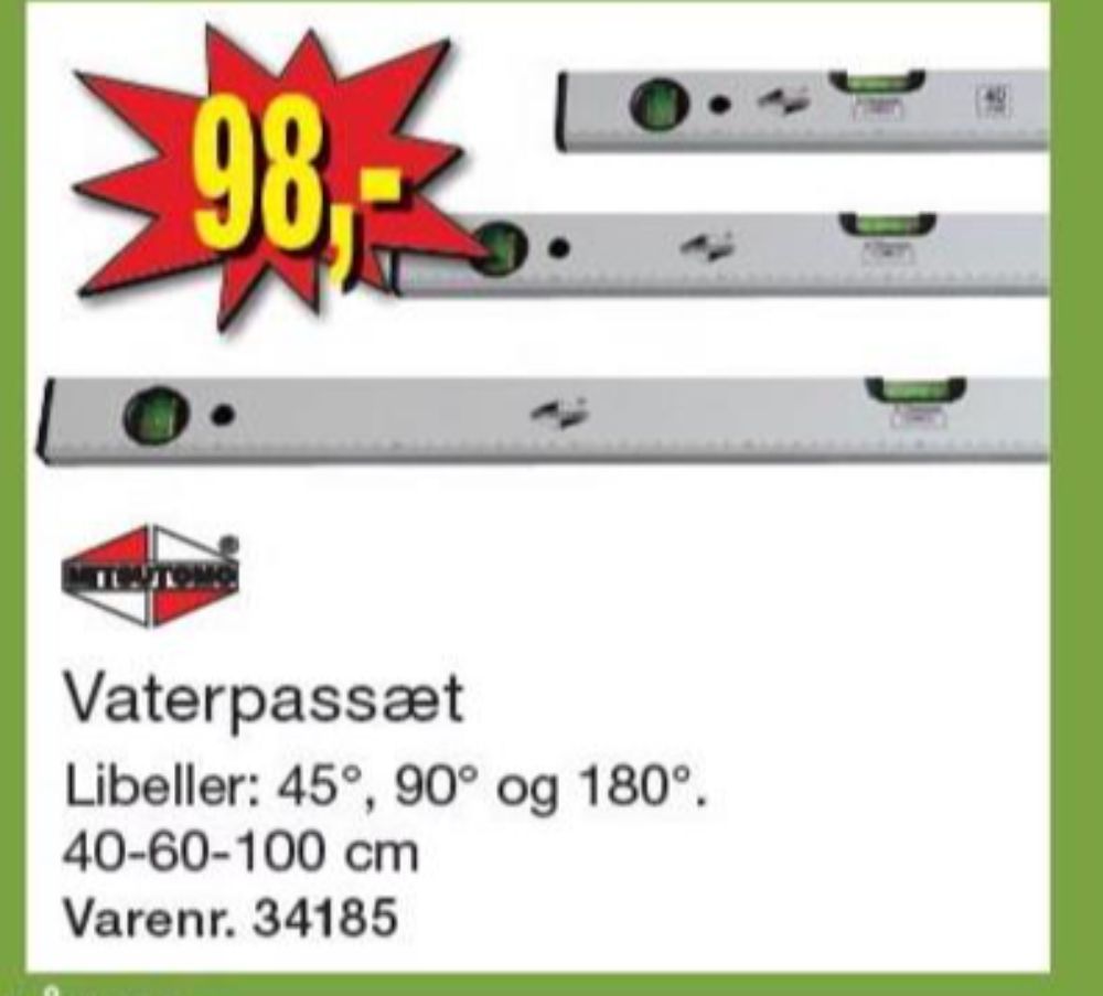 Mitsutomo, Vaterpassæt