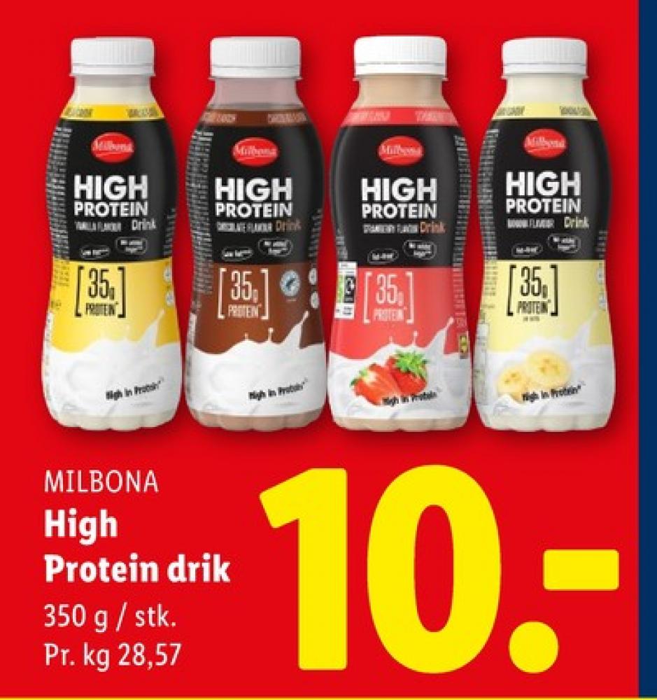 Milbona, High Protein Banana Drink