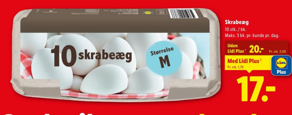 Lidl, Skrabeæg M