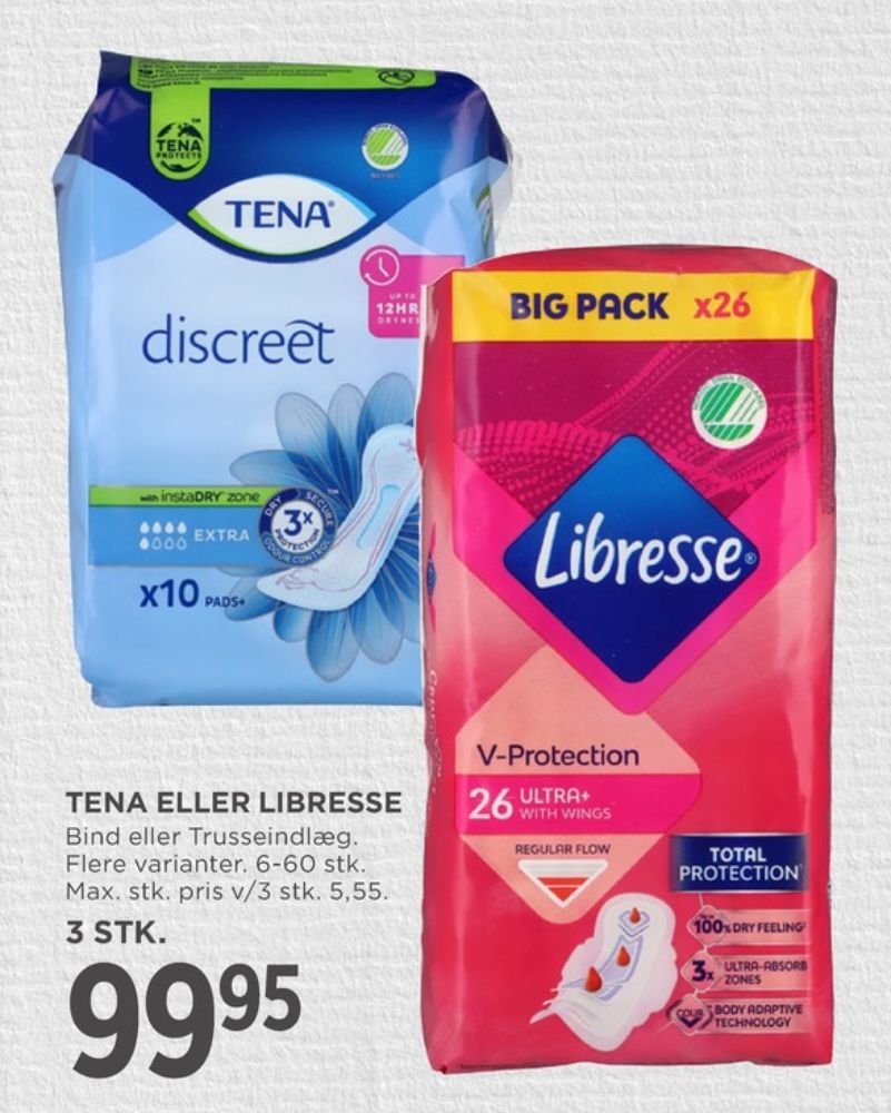 Libresse, So Slim Trusseindlæg