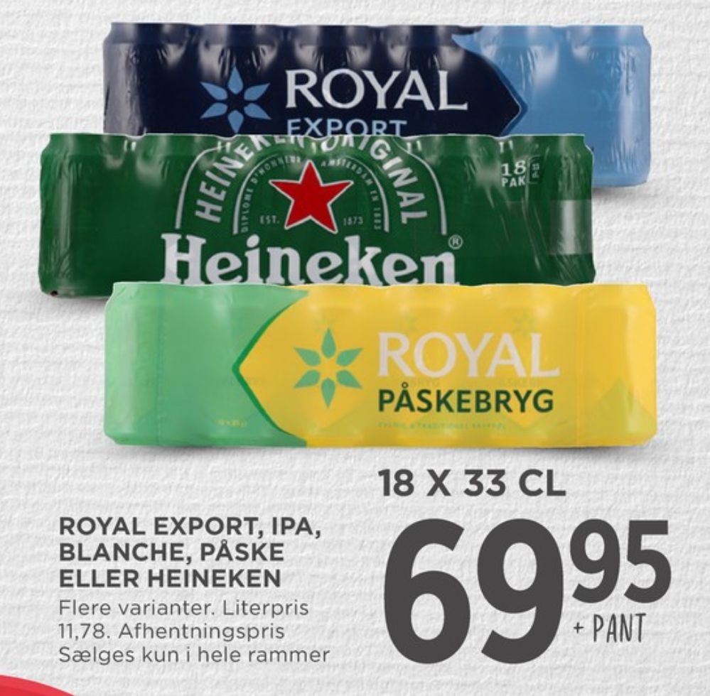 Royal Export, Øl 18 pk.