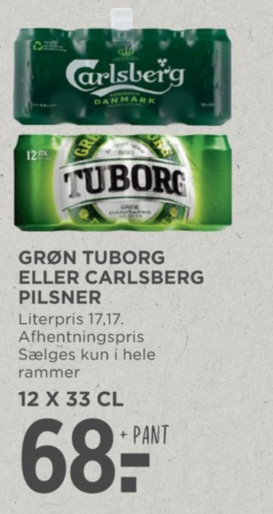 Tuborg Grøn, Øl 12 pk.