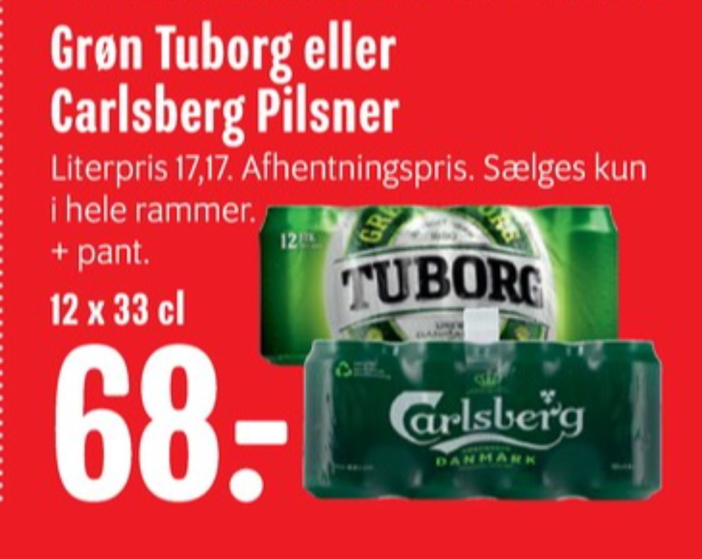 Carlsberg Pilsner, Øl 12 pk.