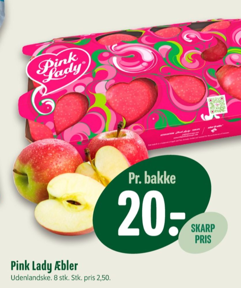 Pink lady, Æbler