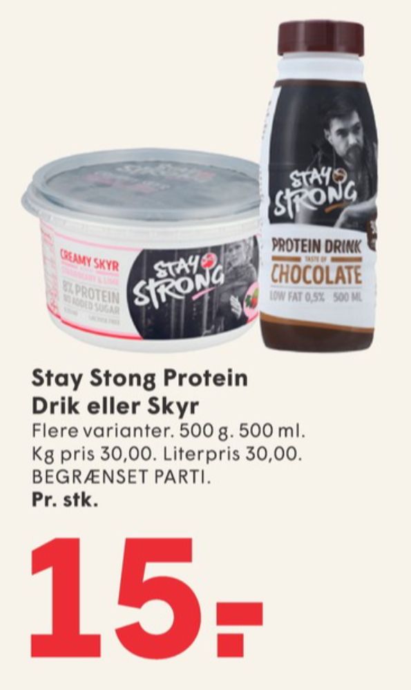 Stay Strong, Jordbær & Lime Skyr 