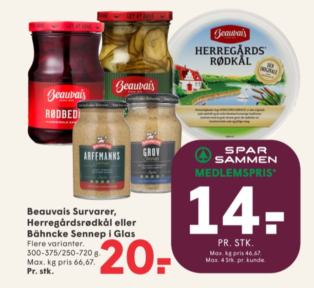 Beauvais, Rødkål-syltet