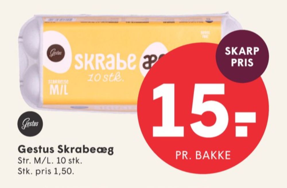 Gestus, Skrabeæg M/L