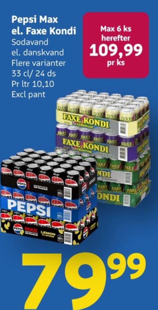 Pepsi Max, Cola 24 pk.