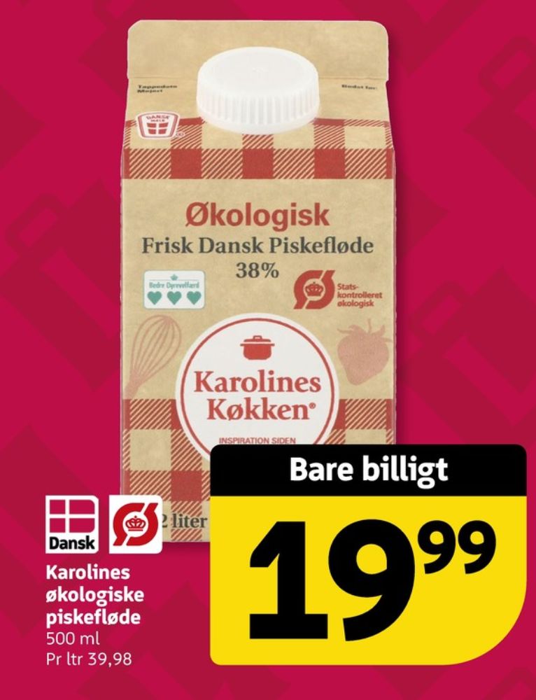 Karolines, Piskefløde 38%