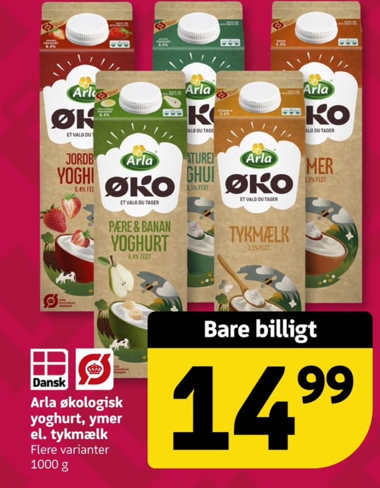 Arla, Naturel Yoghurt 