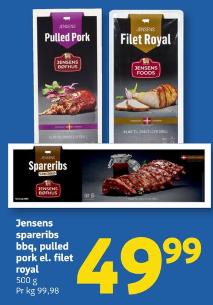 Jensens, Spareribs