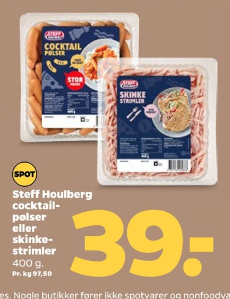 Steff Houlberg, Cocktailpølser