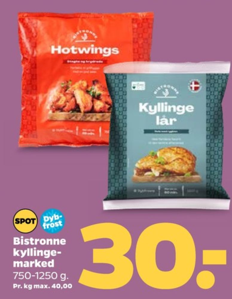 Bistronne, Kyllingelår