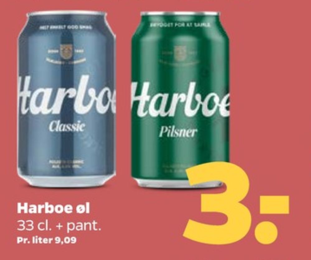 Harboe Classic, Øl